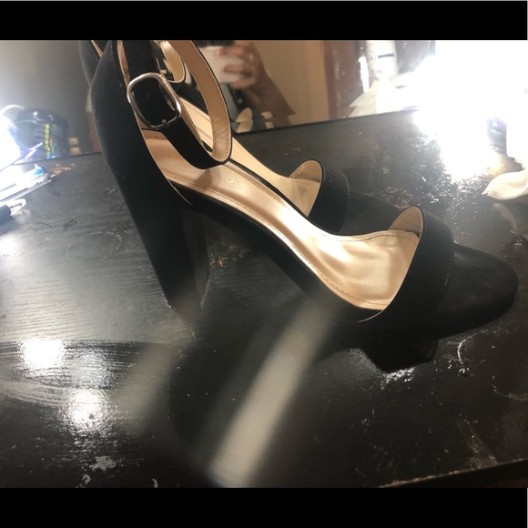 Bamboo Heels Size 10 Black - Picture 1 of 4